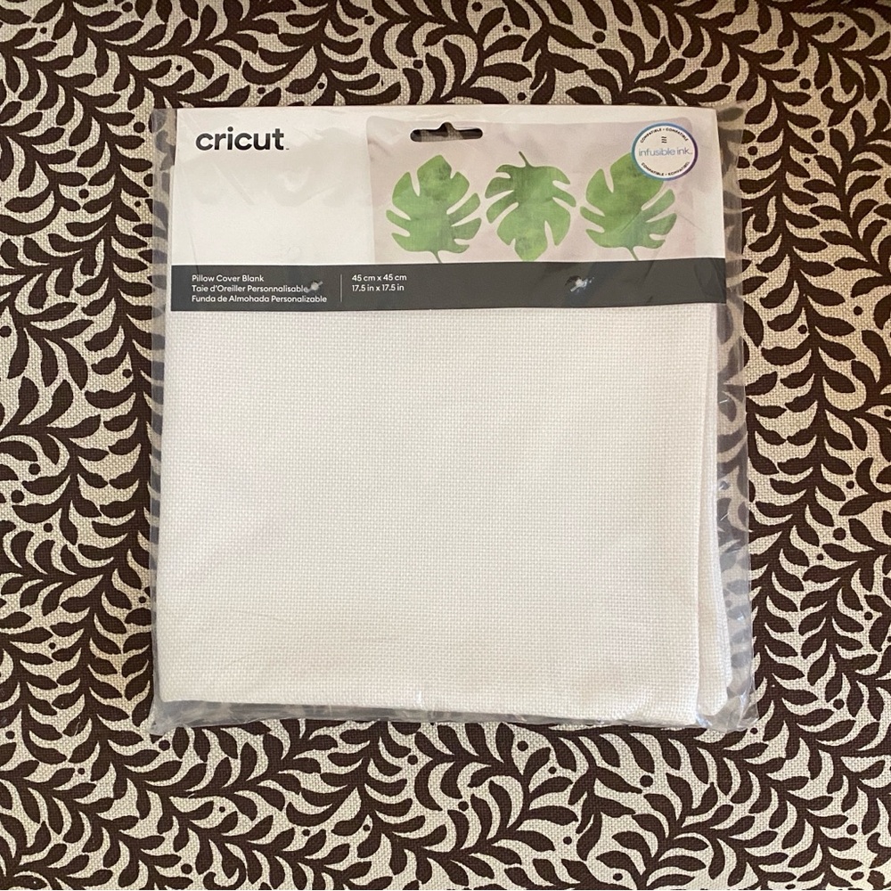 Cricut White Pillow Cover Blank